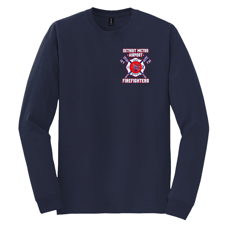DMAFD Logo - Gildan 8400 Dryblend 50/50 Long Sleeve T-Shirt
