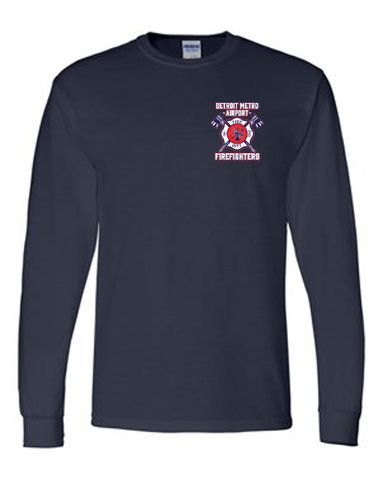 DMAFD Logo - Gildan 8400 Dryblend 50/50 Long Sleeve T-Shirt