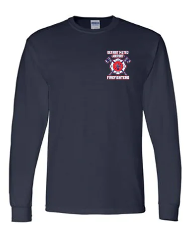 DMAFD Logo - Gildan 8400 Dryblend 50/50 Long Sleeve T-Shirt