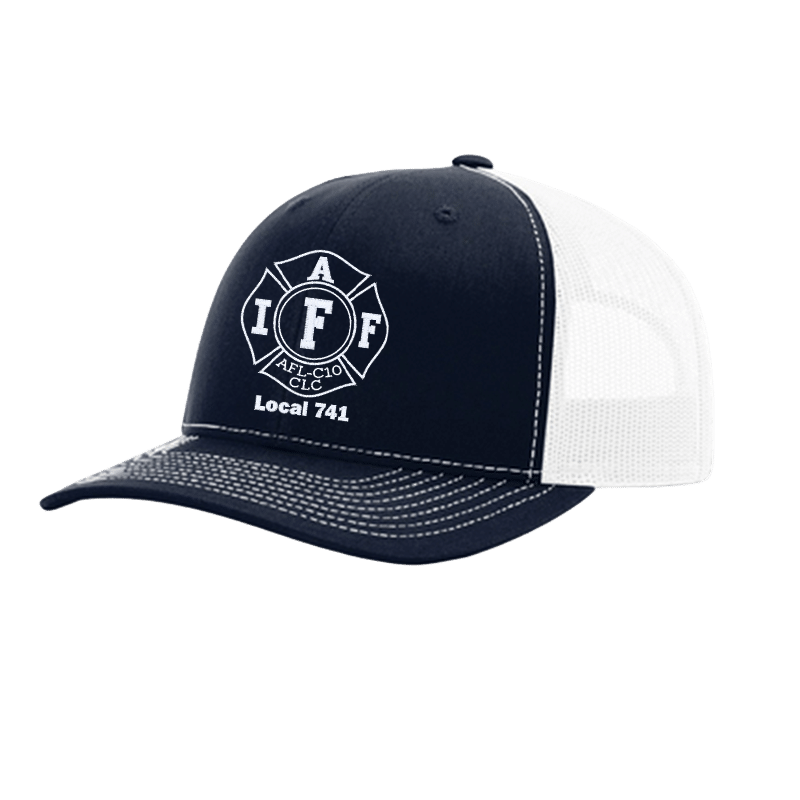 IAFF Centered - Richardson Adult Trucker Adjustable Snapback (112)