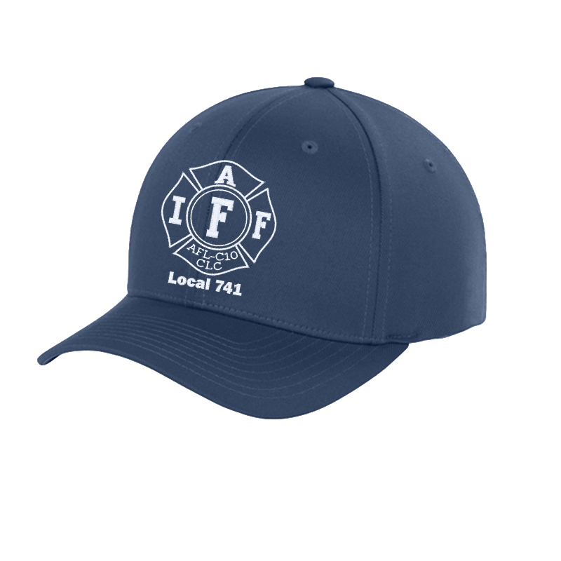 IAFF Centered - Flexfit Adult Wooly 6-Panel Cap (6277)