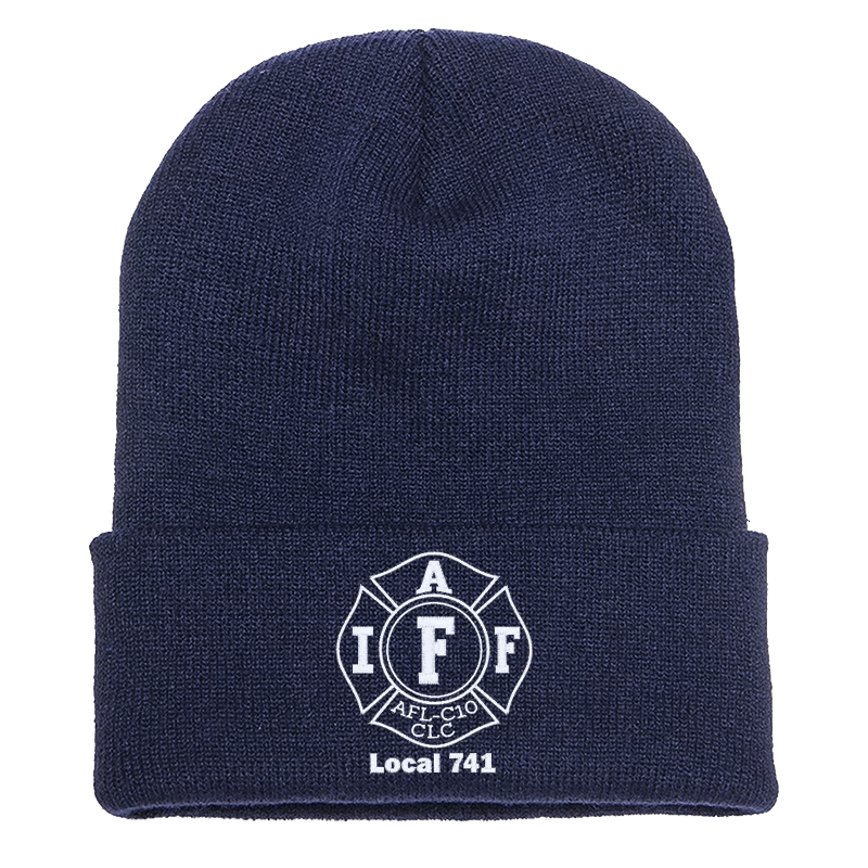 IAFF Centered - Yupoong Adult Cuffed Knit Beanie (1501)