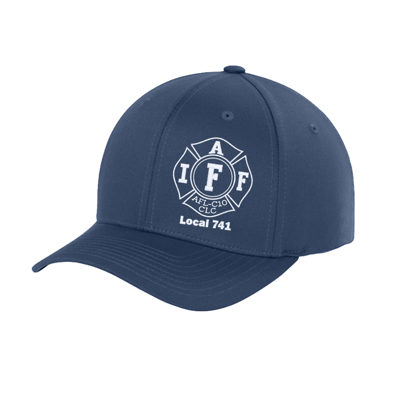 IAFF Offset - Flexfit Adult Wooly 6-Panel Cap (6277)