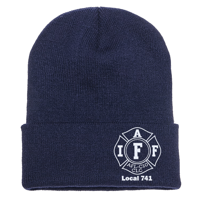 IAFF Offset - Yupoong Adult Cuffed Knit Beanie (1501)