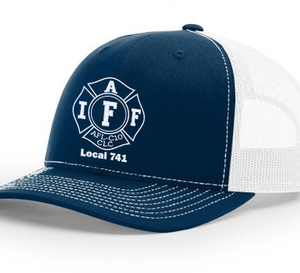 IAFF Centered - Richardson Adult Trucker Adjustable Snapback (112)