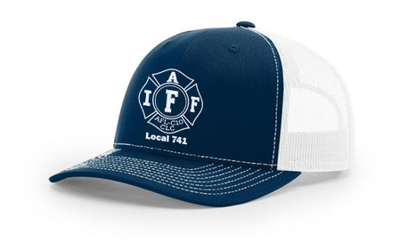 IAFF Centered - Richardson Adult Trucker Adjustable Snapback (112)
