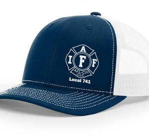 IAFF Offset - Richardson Adult Trucker Adjustable Snapback (112)
