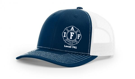 IAFF Offset - Richardson Adult Trucker Adjustable Snapback (112)