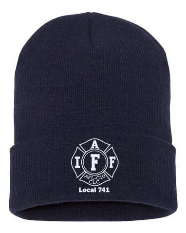 IAFF Centered - Yupoong Adult Cuffed Knit Beanie (1501)