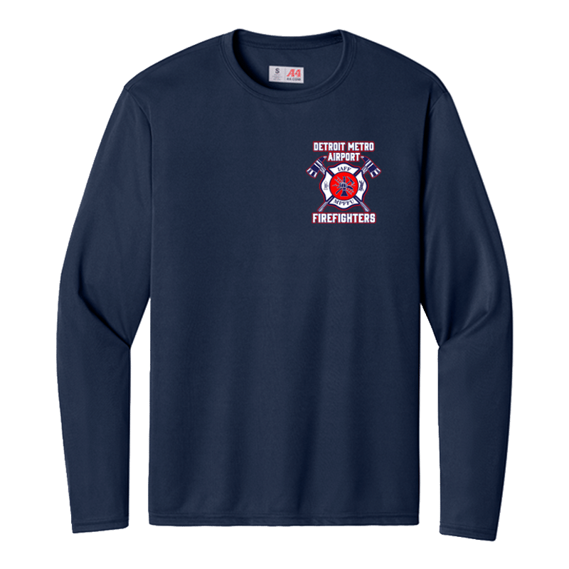DMAFD Logo - A4 Cooling Performance Long Sleeve Crew (N3165)