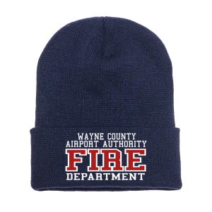 Wayne County Text- Cuffed Knit Beanie (1501)