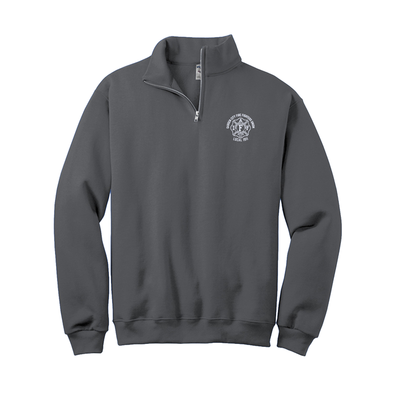 Union Jerzees NuBlend 1/4-Zip Cadet Collar Sweatshirt - Image 2
