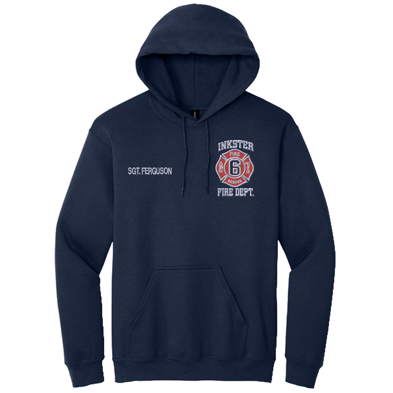 Dept Logo Hooded Sweatshirt (18500)