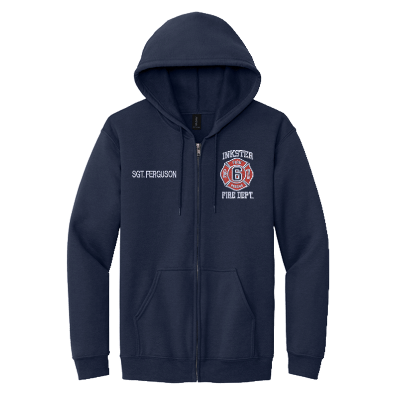 Dept Logo Zip-Up Hoodie (18600)