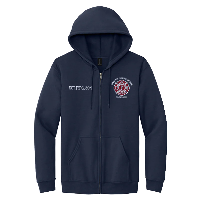 Union Logo Full Zip Hooded Sweatshirt (18600)