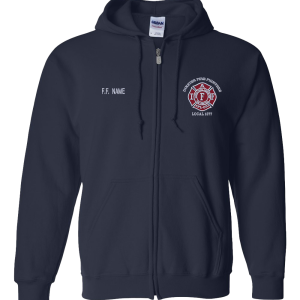 Union Logo Full Zip Hooded Sweatshirt (18600)