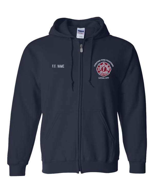 Union Logo Full Zip Hooded Sweatshirt (18600)