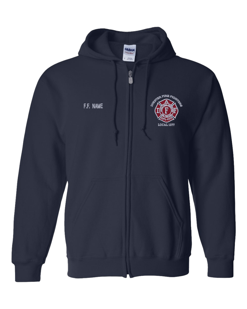 Union Logo Full Zip Hooded Sweatshirt (18600)