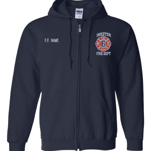 Dept Logo Zip-Up Hoodie (18600)