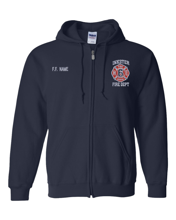 Dept Logo Zip-Up Hoodie (18600)