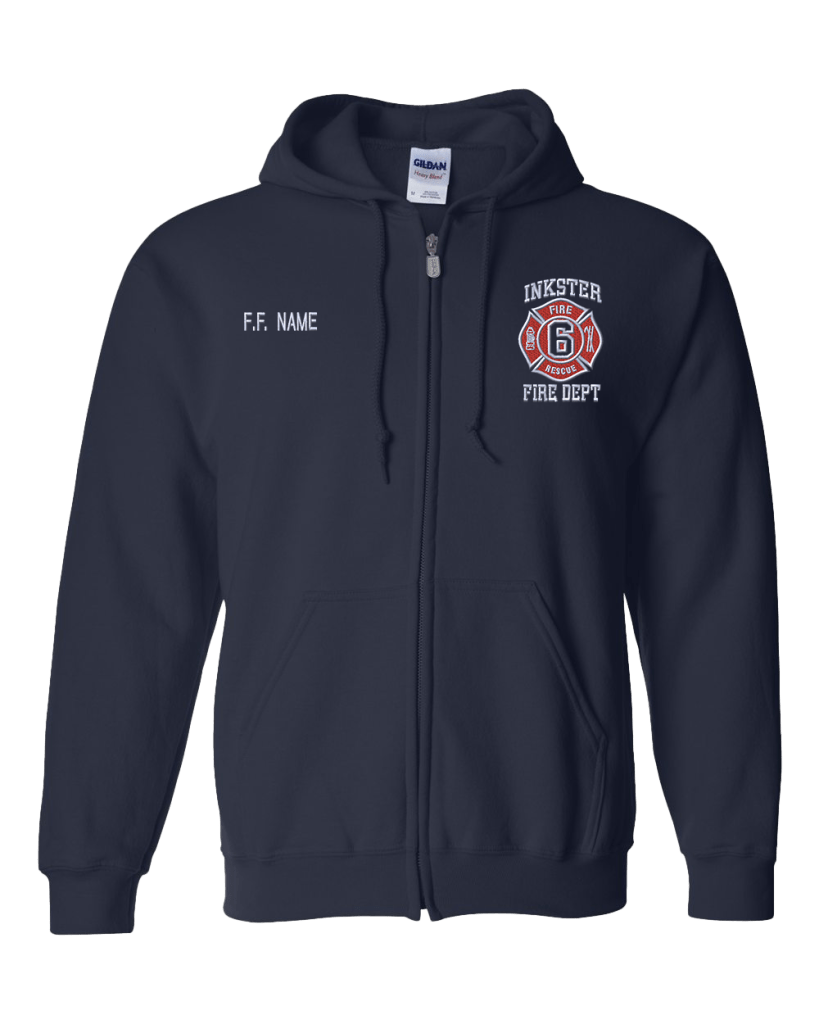 Dept Logo Zip-Up Hoodie (18600)