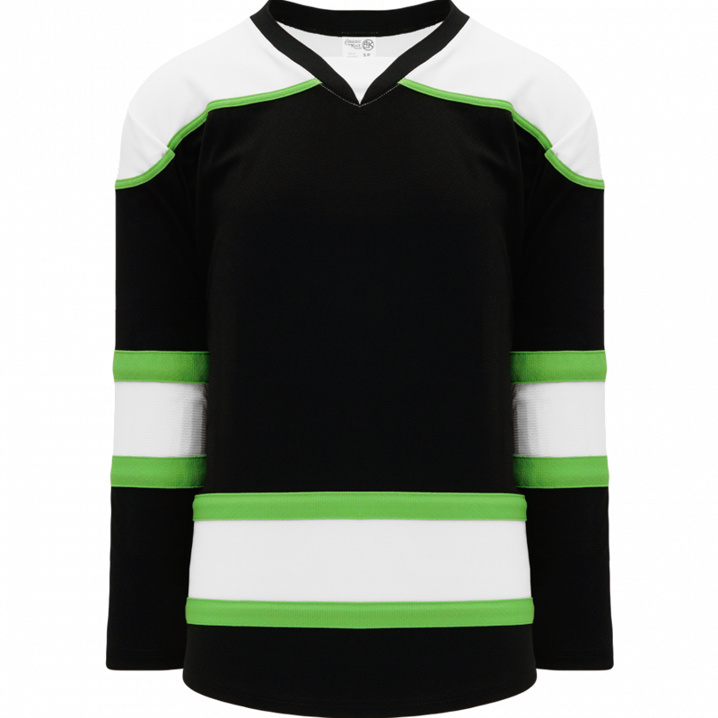 247 - Black, White, Lime Green