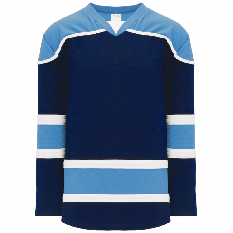 761 - Navy, Sky, White