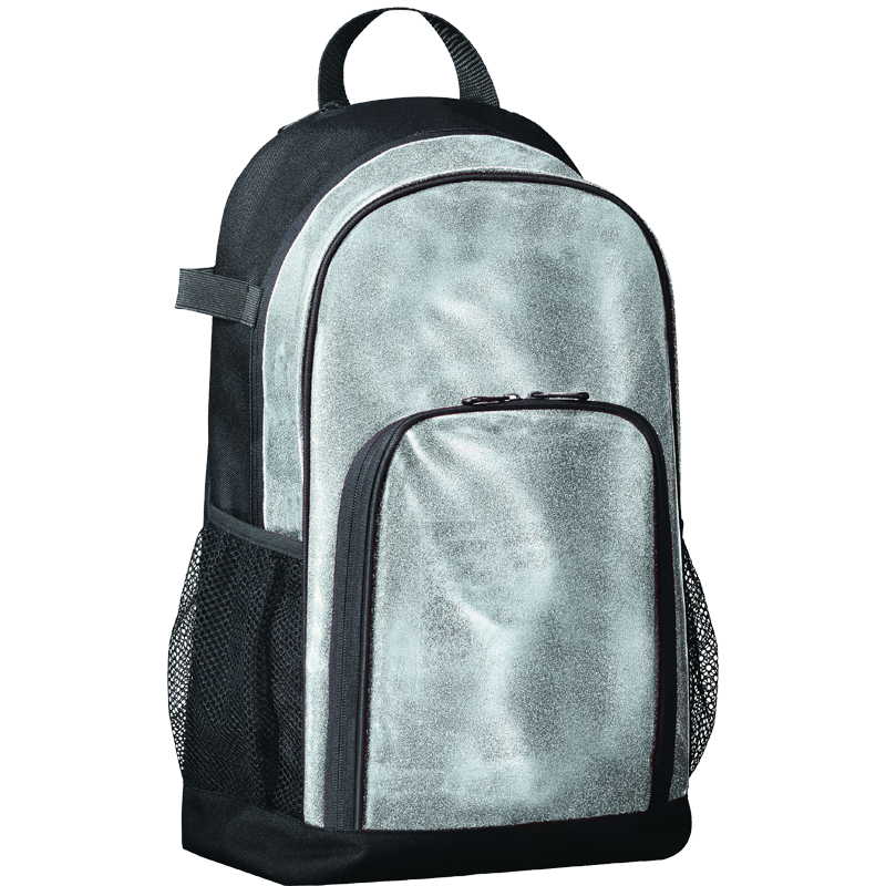 Silver Glitter/Black