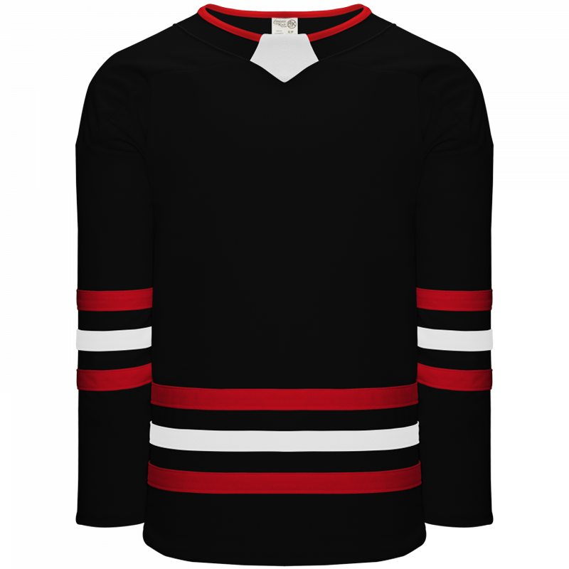 348 - Black, Red, White