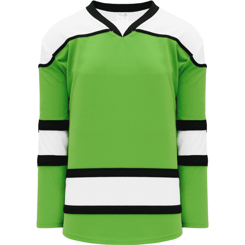 107- Lime Green, Black, White 