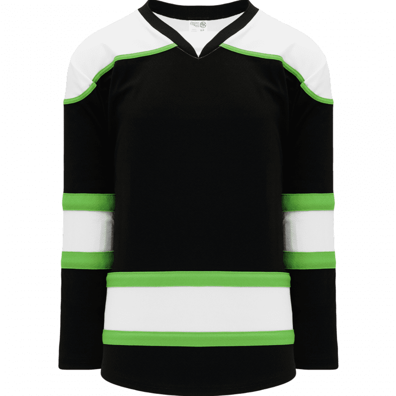 247 - Black, White, Lime Green