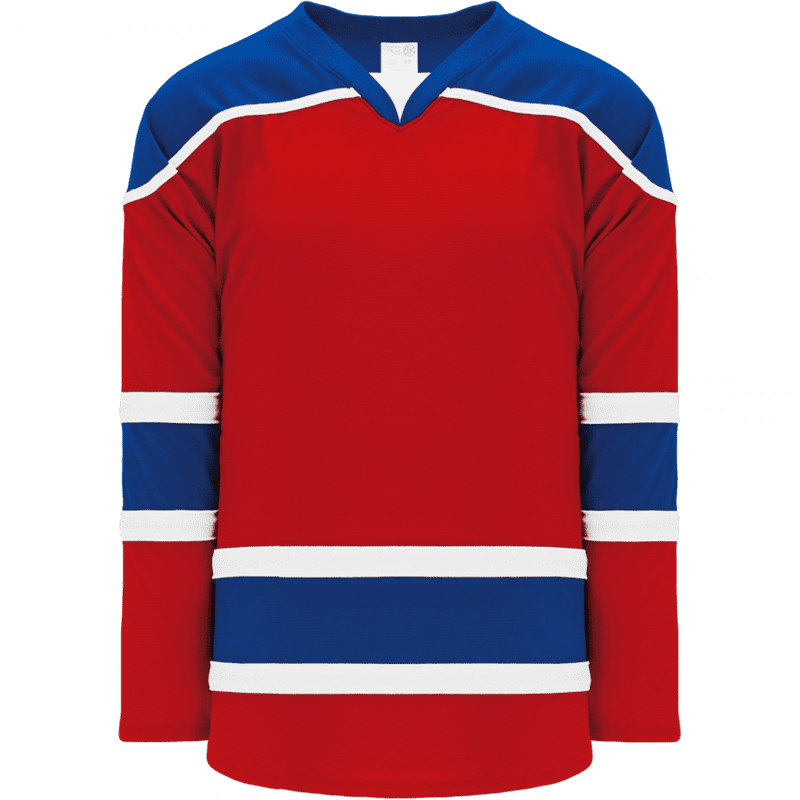 344 - Red, Royal, White