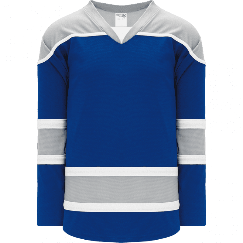 446 - Royal, Grey, White