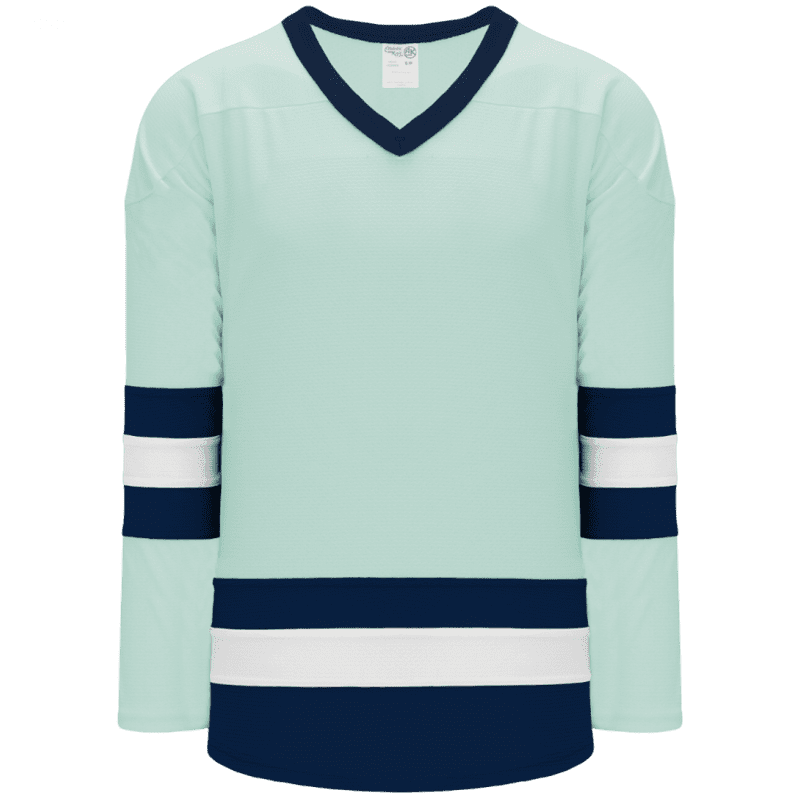 421 - Ice Blue, Navy, White