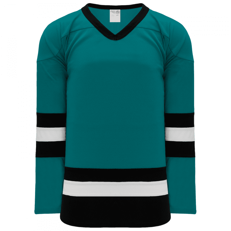 457 - Pacific Teal, Black, White