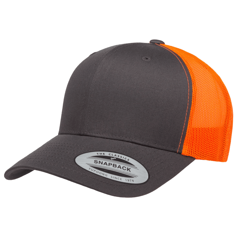 Charcoal/Neon Orange