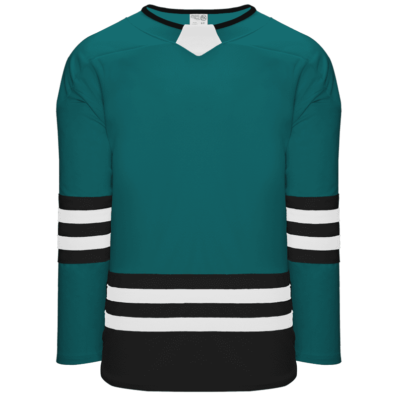 457 - Pacific Teal, Black, White