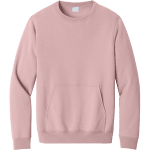 Port & Co Core Fleece Crewneck Pocket Sweatshirt