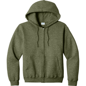 Port & Co Core Fleece Full-Zip Hooded Sweatshirt