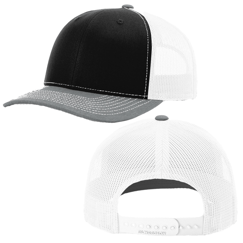 Black/White/Heather Grey