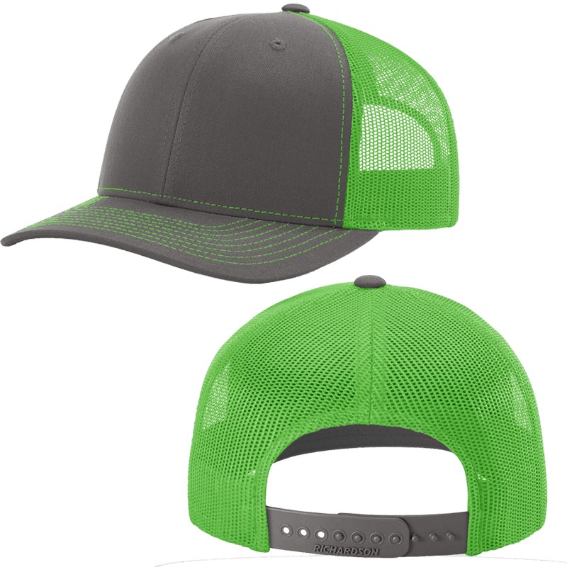 Charcoal/Neon Green