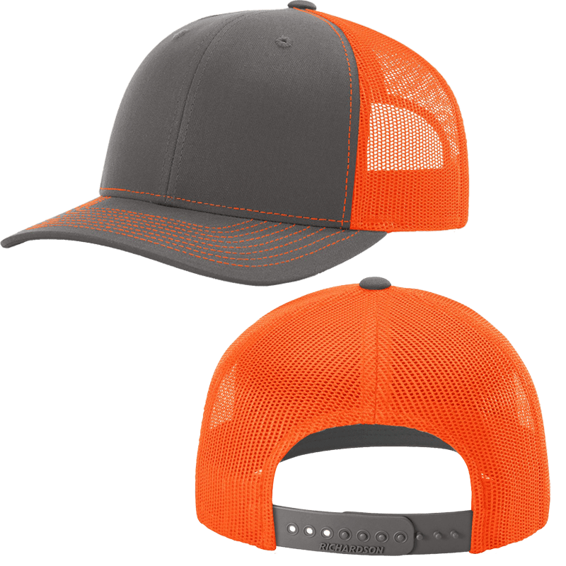 Charcoal/Neon Orange