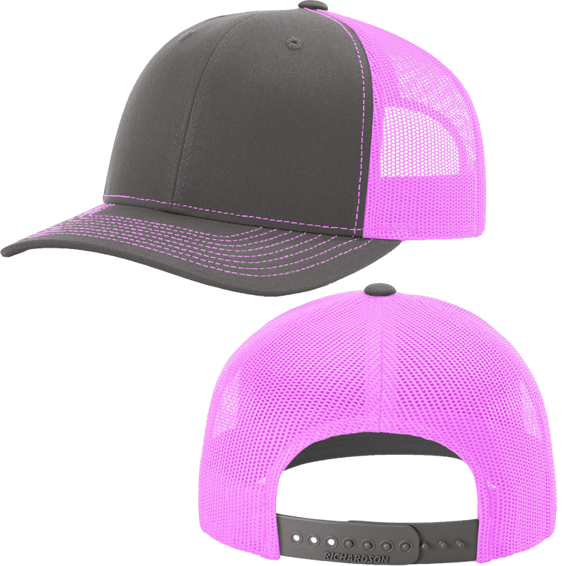 Charcoal/Neon Pink