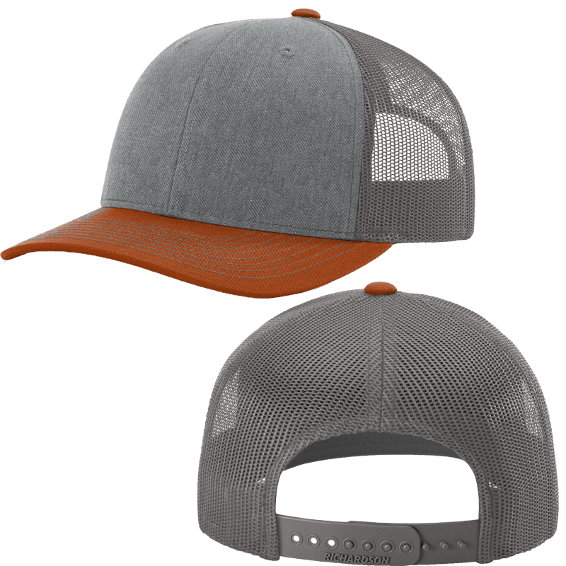 Heather Grey/Charcoal/Dark Orange