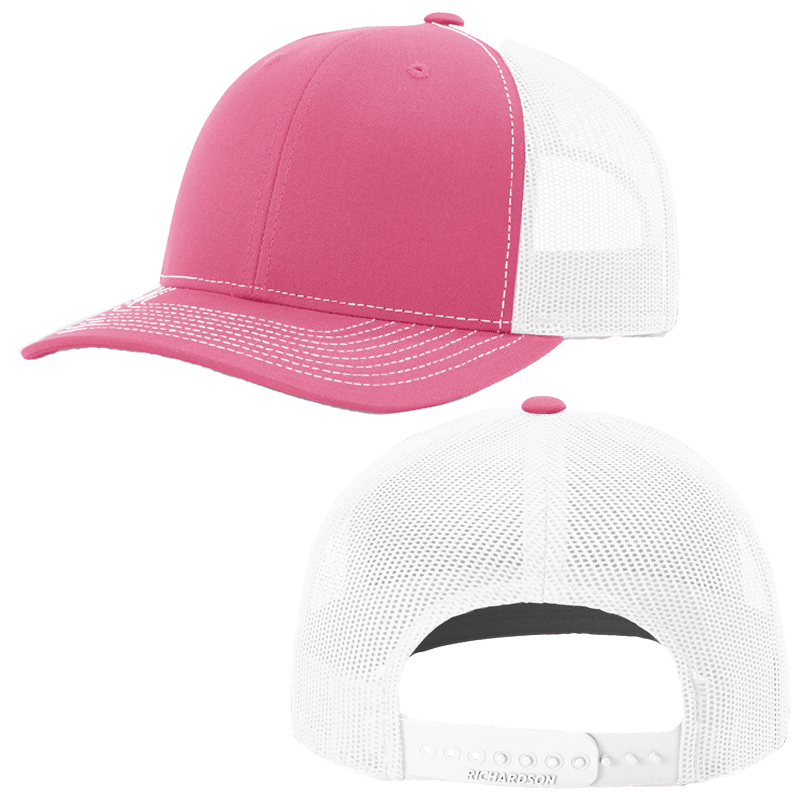 Hot Pink/White 