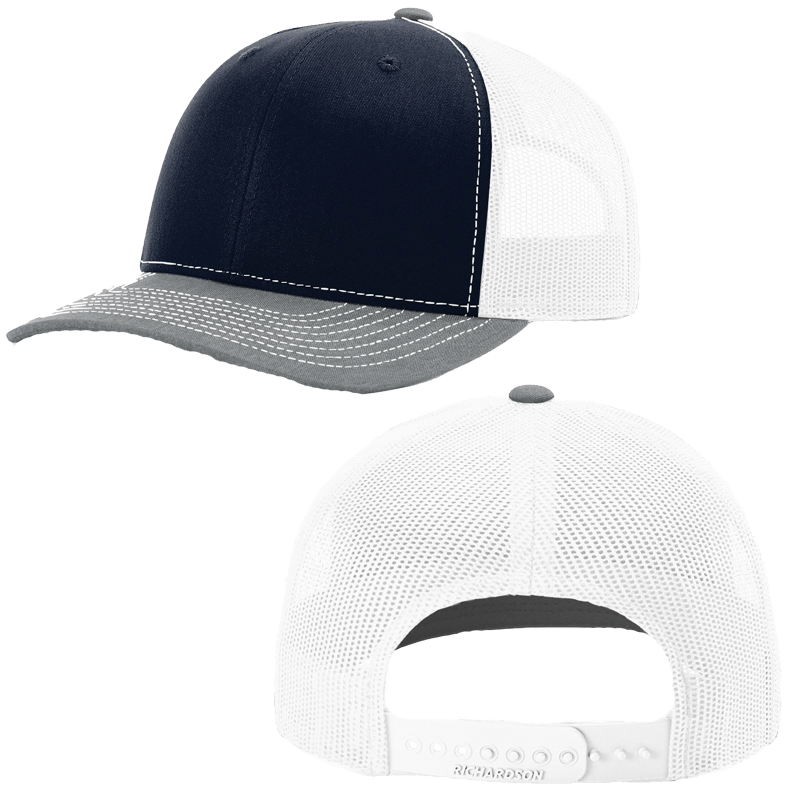 Navy/White/Heather Grey