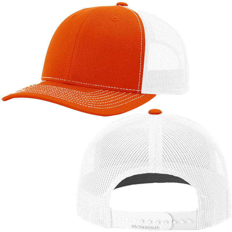 Orange/White