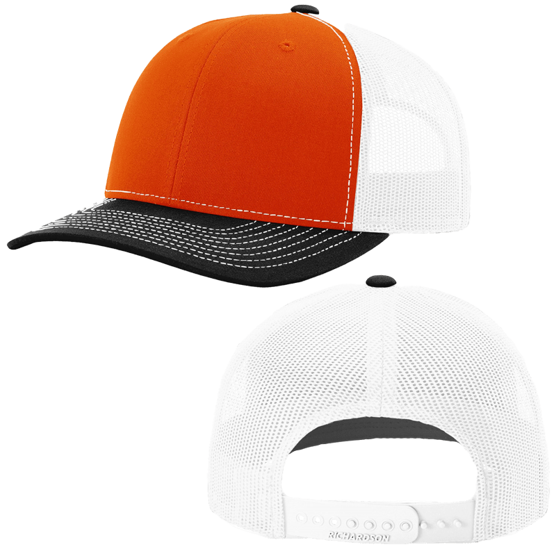 Orange/White/Black