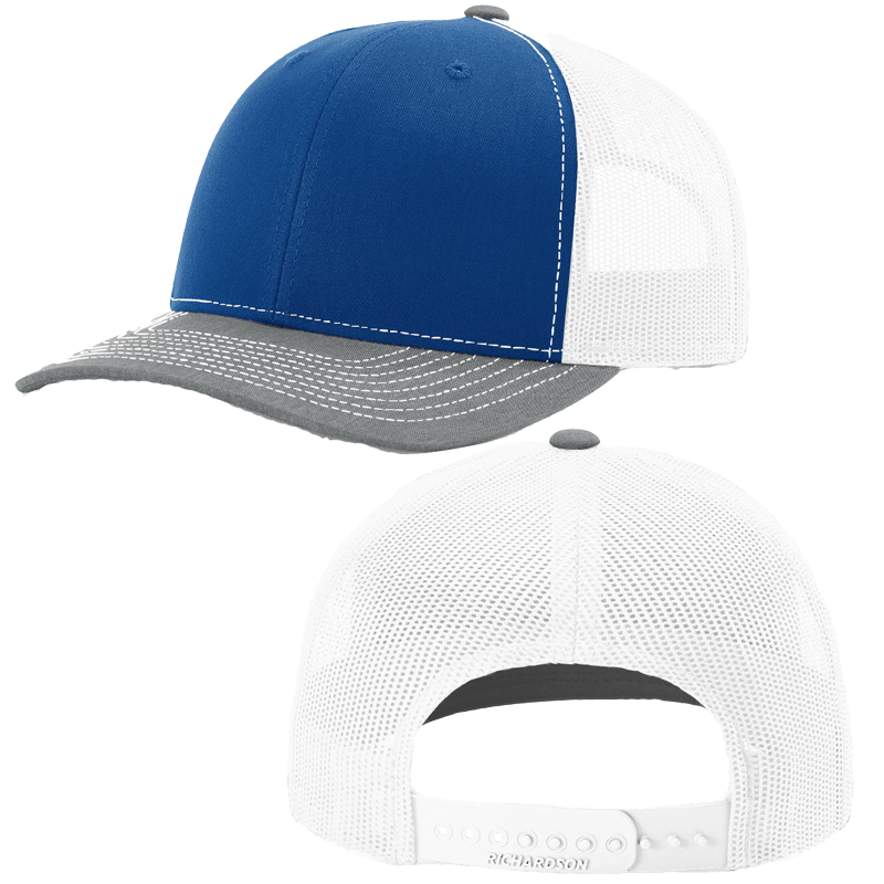 Royal/White/Heather Grey