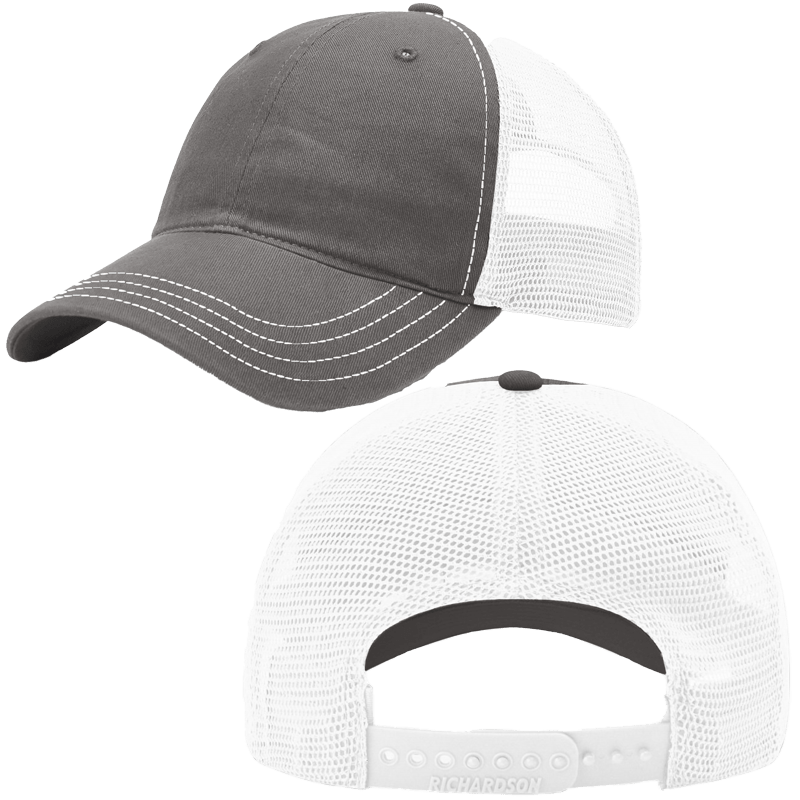 Charcoal/White